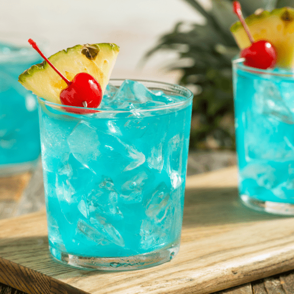 Blue Hurricane Drink